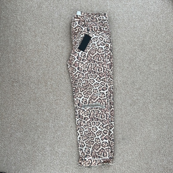 One Teaspoon cheetah print cropped pants - Picture 3 of 4